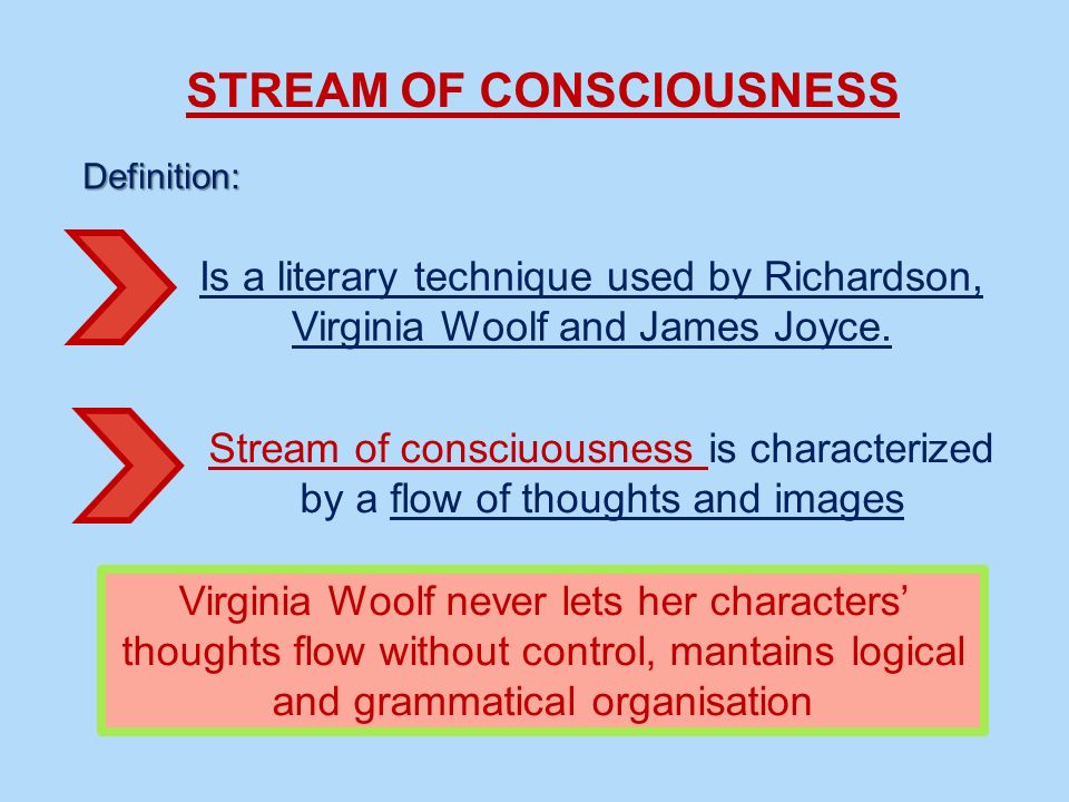 Stream of Consciousness as a Literary Technique